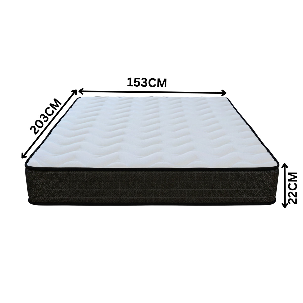 Classic Comfort Mattress Medium Spring Pocket Coil Queen 