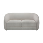 Cleopatra 2 Seater Fabric Sofa Lounge Linen Grey