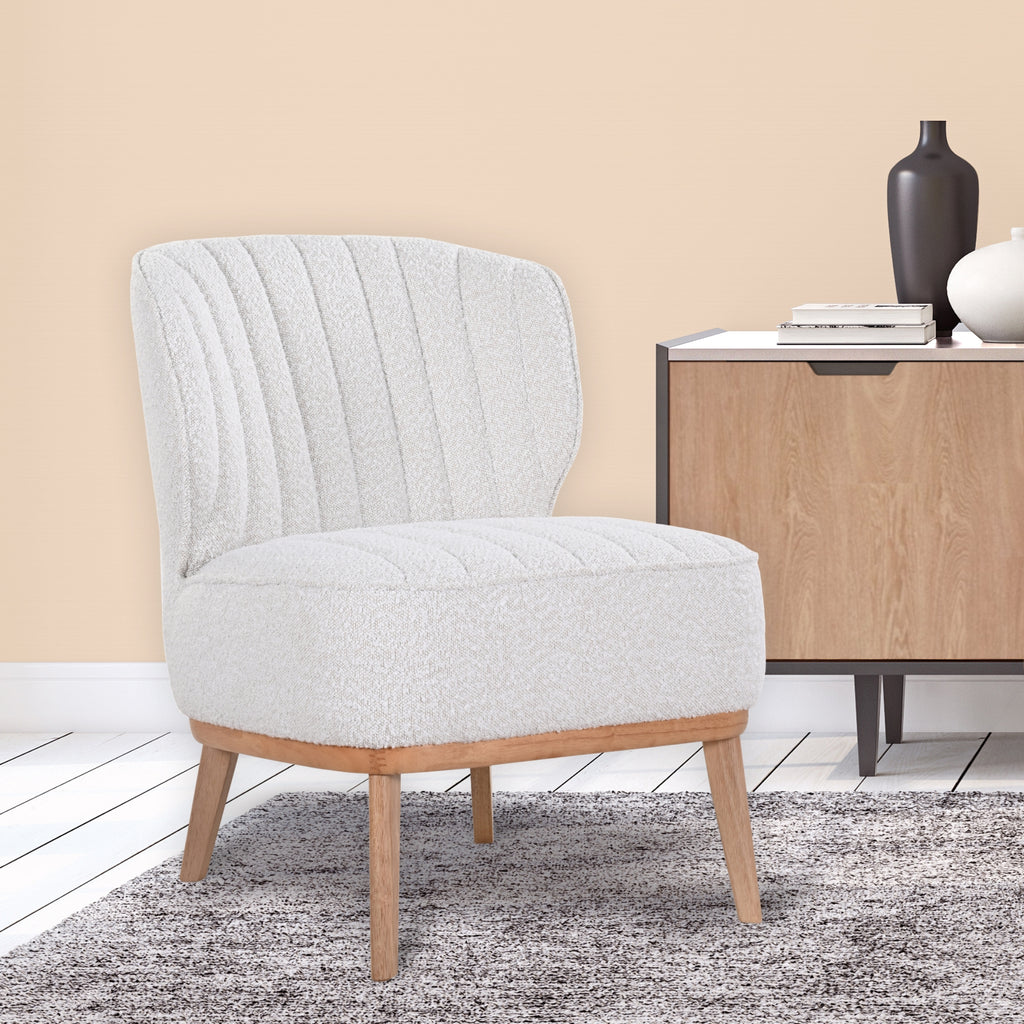 Clive Occasional Fabric Chair Beige