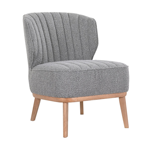 Clive Occasional Fabric Chair Grey