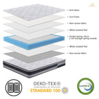 Cloud Dreams Pocket Spring Luxury Plush Top Mattress King Single 