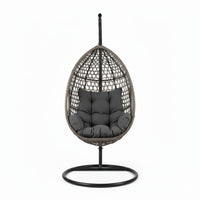 Cocoon Swing Hanging Pod Chair Daybed Grey