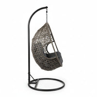 Cocoon Swing Hanging Pod Chair Daybed Grey