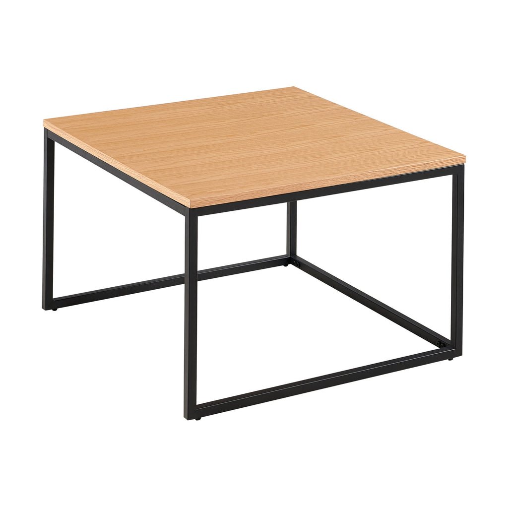Cooper Set Of 2 Nesting Square Coffee Tables Oak 