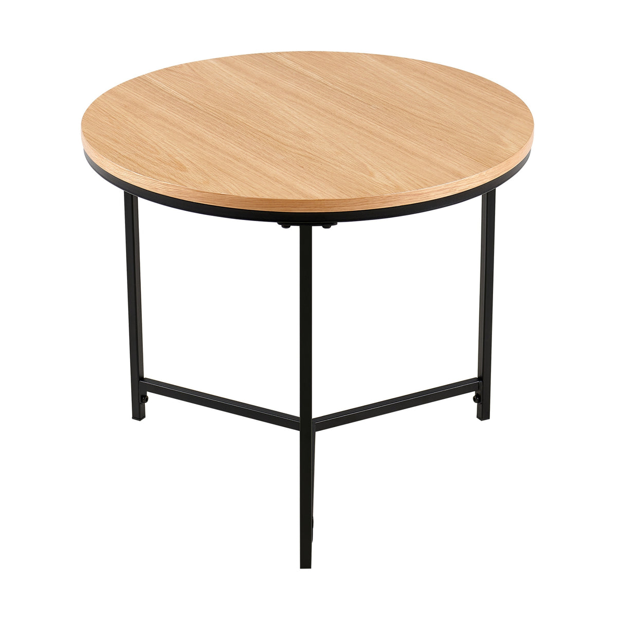 Cooper Set Of 3 Nesting Round Coffee Tables Oak 