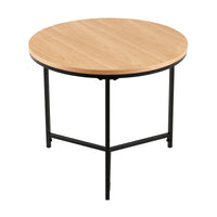 Cooper Set Of 3 Nesting Round Coffee Tables Oak 