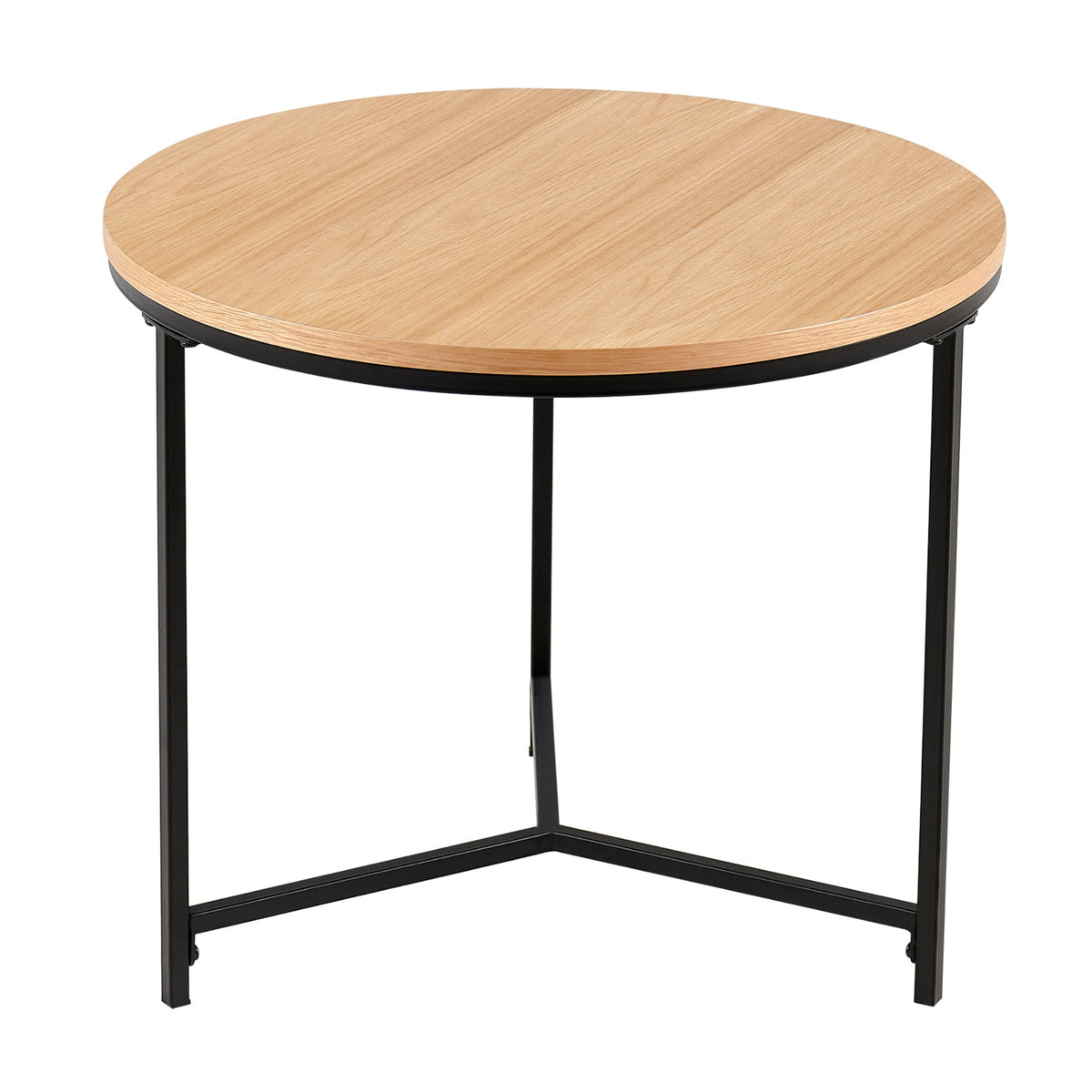 Cooper Set Of 3 Nesting Round Coffee Tables Oak 