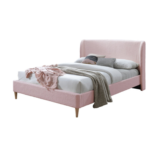 Coralbay King Single Bed Frame Pink