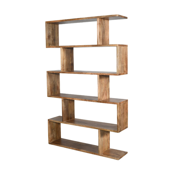 Corizon 120cm 5 Tier Bookshelf Storage Book Case Shelf Oak