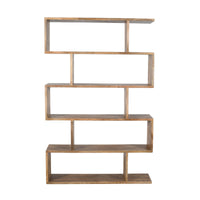 Corizon 120cm 5 Tier Bookshelf Storage Book Case Shelf Oak