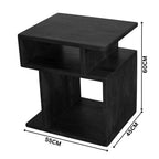Corizon 55cm Lamp Table Black