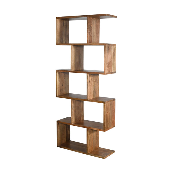 Corizon 80cm 5 Tier Bookshelf Storage Book Case Shelf Oak