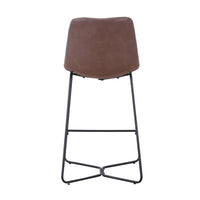 Cornwall 2pc Set PU Barstool Bar Chair Brown
