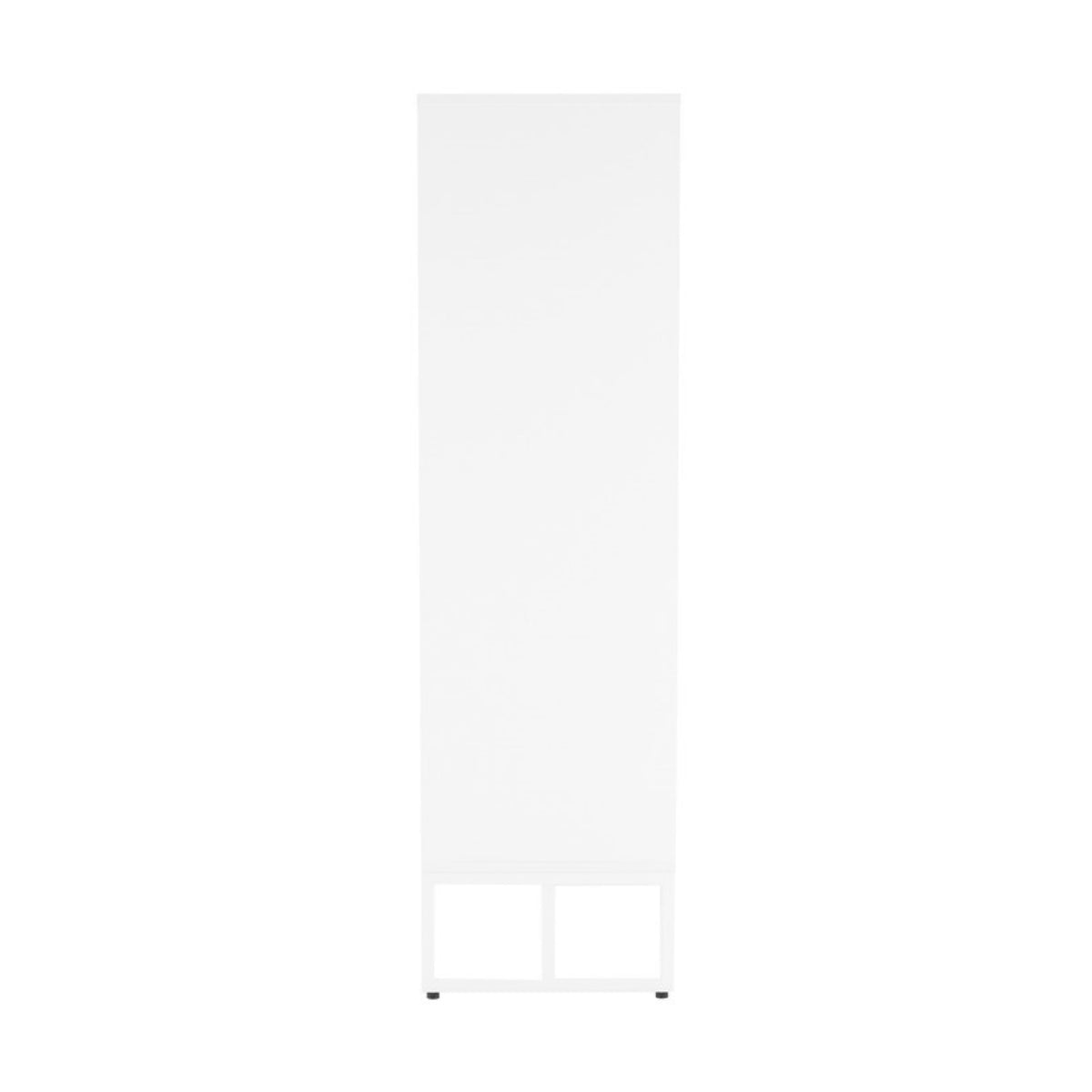 Cortez 100cm Highboard Storage Cabinet White, side view