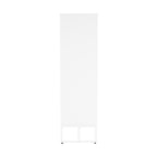 Cortez 100cm Highboard Storage Cabinet White, side view