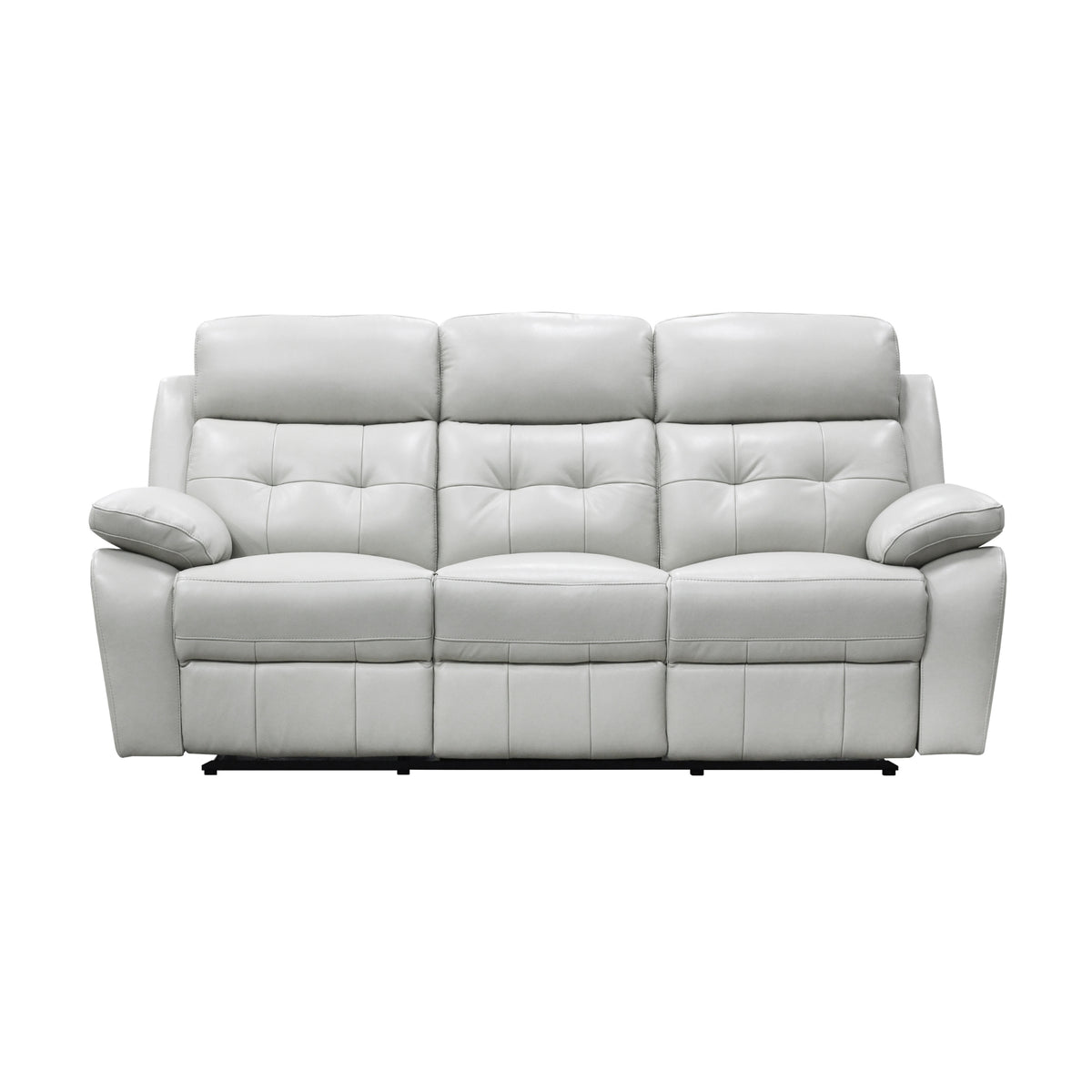 Cosmos 1+1+3 Seater Leather Manual Recliner Lounge Set Silver