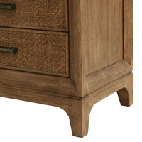 Cypress Bedside Table 3 Drawer Natural 