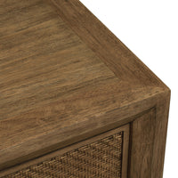 Cypress Bedside Table 3 Drawer Natural 