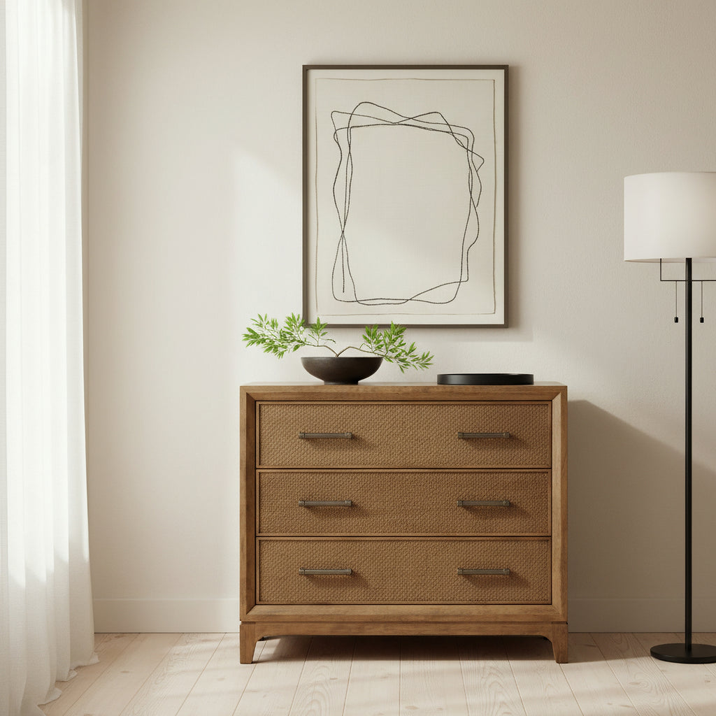 Cypress Lowboy 3 Drawer Natural 