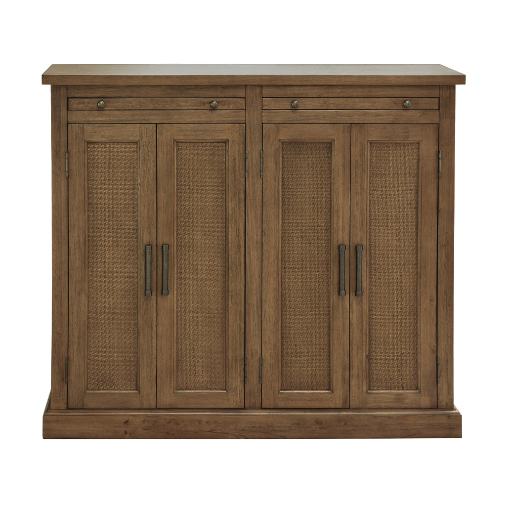 Cypress Storage Cabinet 4 Doors Natural