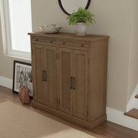Cypress Storage Cabinet 4 Doors Natural