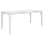 Daisy Dining Table 180cm Solid Acacia Timber Wood Hampton Furniture - White