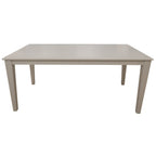Daisy Dining Table 180cm Solid Acacia Timber Wood Hampton Furniture - White