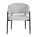 Dalca Dining Chair Natural with Black Frame