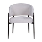 Dalca Dining Chair Natural with Black Frame
