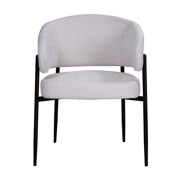 Dalca Dining Chair Natural with Black Frame