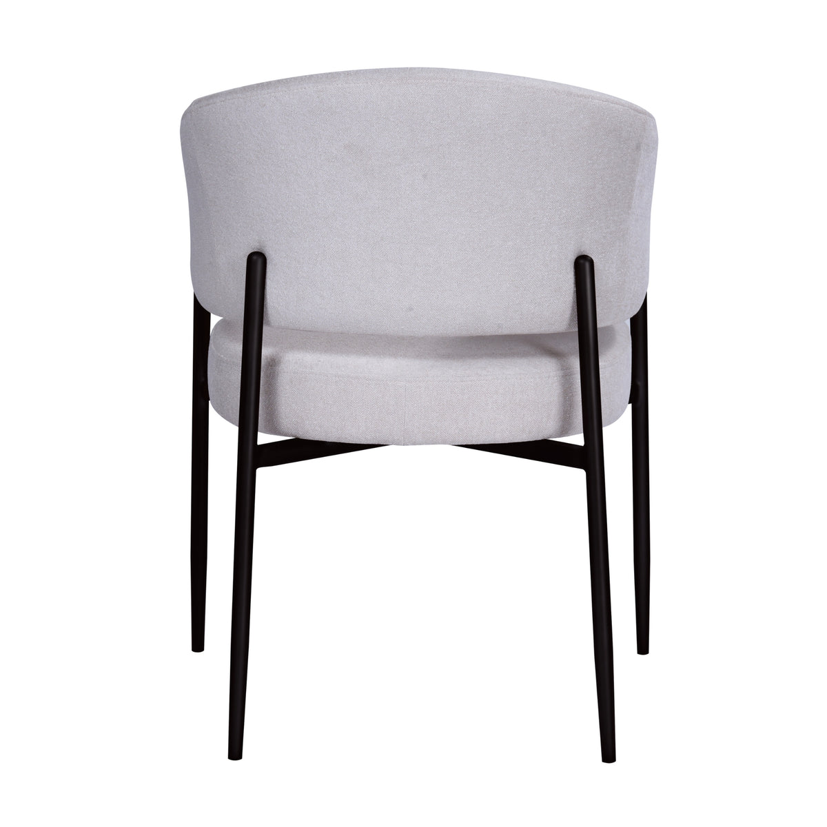 Dalca Dining Chair Natural with Black Frame