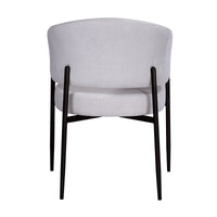 Dalca Dining Chair Natural with Black Frame