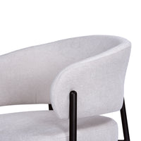 Dalca Dining Chair Natural with Black Frame