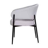 Dalca Dining Chair Natural with Black Frame