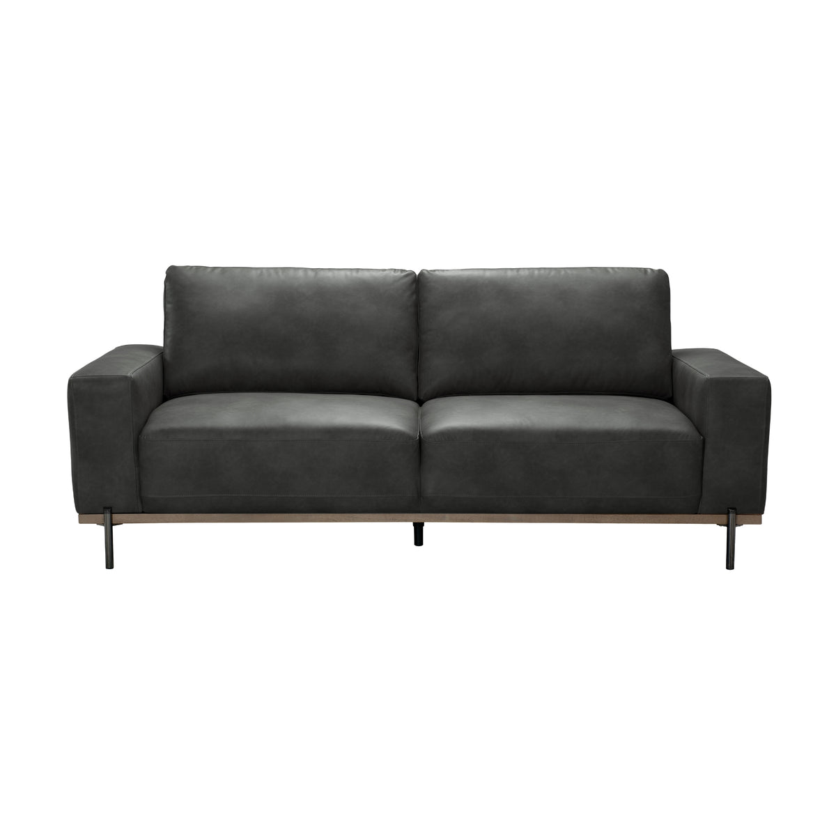 Dallas 3 Seater PU Leather Sofa Lounge Black