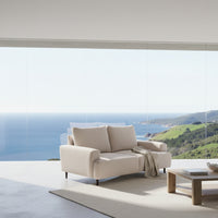 Dane Tribute 2 Seater Fabric Sofa Champaign Beige