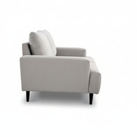 Dane Tribute 2 Seater Fabric Sofa Silver Grey