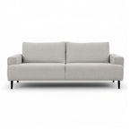 Dane Tribute 3 Seater Fabric Sofa Silver Grey