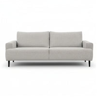 Dane Tribute 3 Seater Fabric Sofa Silver Grey