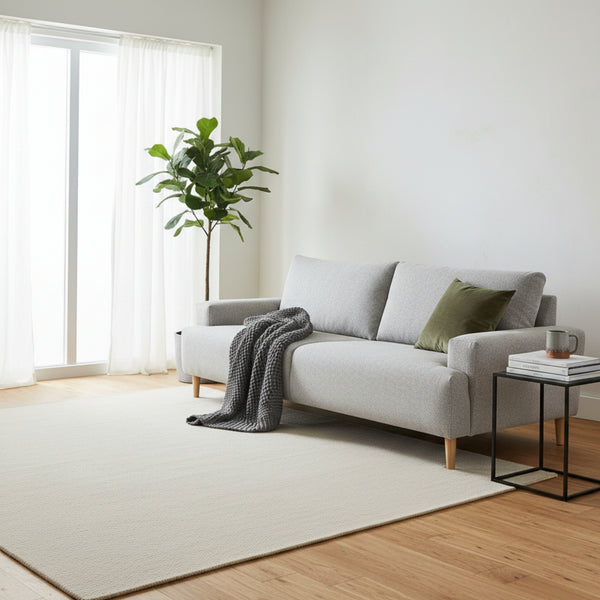 Dane Tribute 3 Seater Fabric Sofa Silver Grey