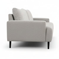 Dane Tribute 3 Seater Fabric Sofa Silver Grey
