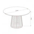 Dayton Torento 120cm Round Dining Table Natural