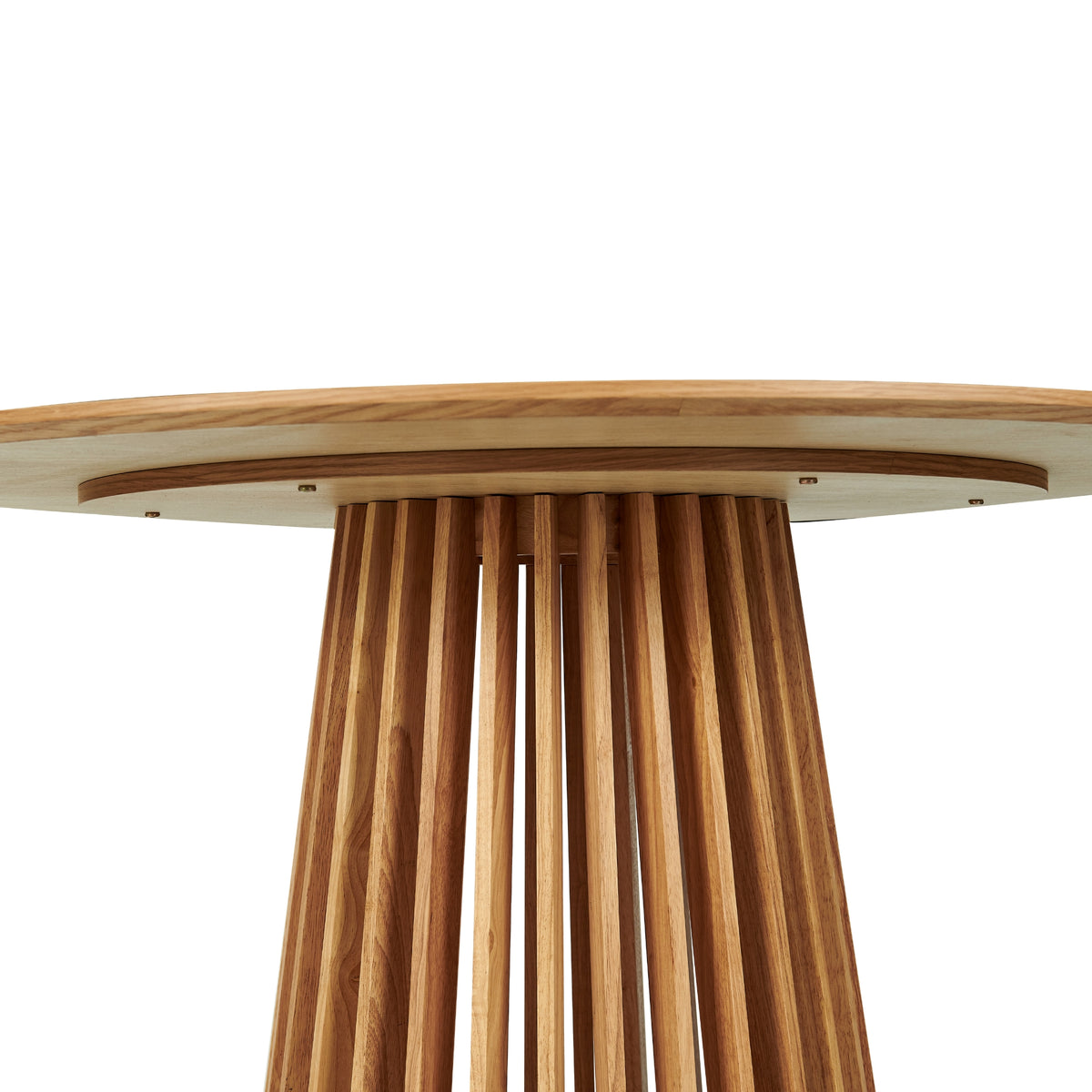 Dayton Torento 120cm Round Dining Table Timber Frame Natural