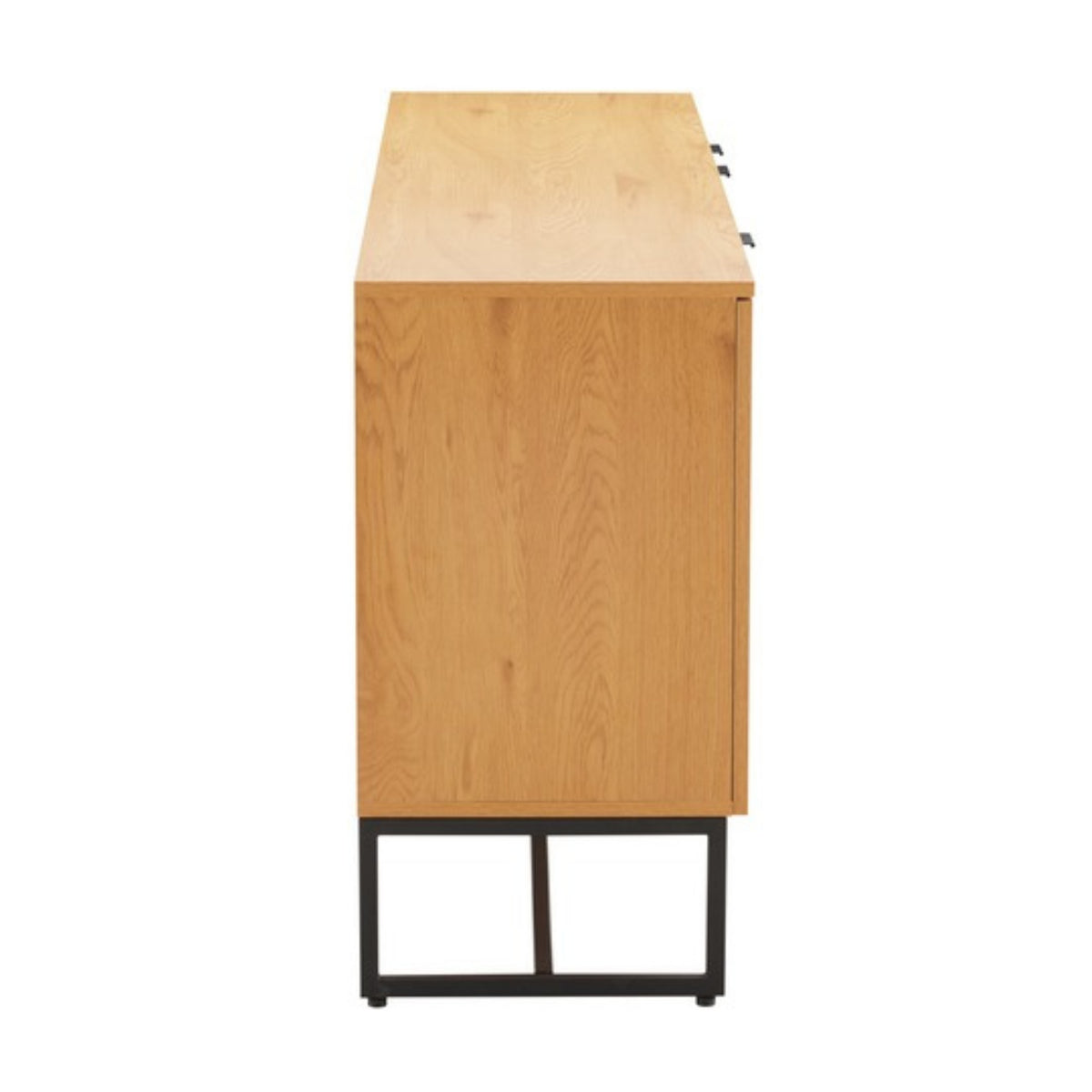 Debora 160cm Sideboard Buffet Table Oak, side view