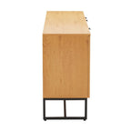 Debora 160cm Sideboard Buffet Table Oak, side view