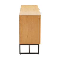 Debora 160cm Sideboard Buffet Table Oak, side view