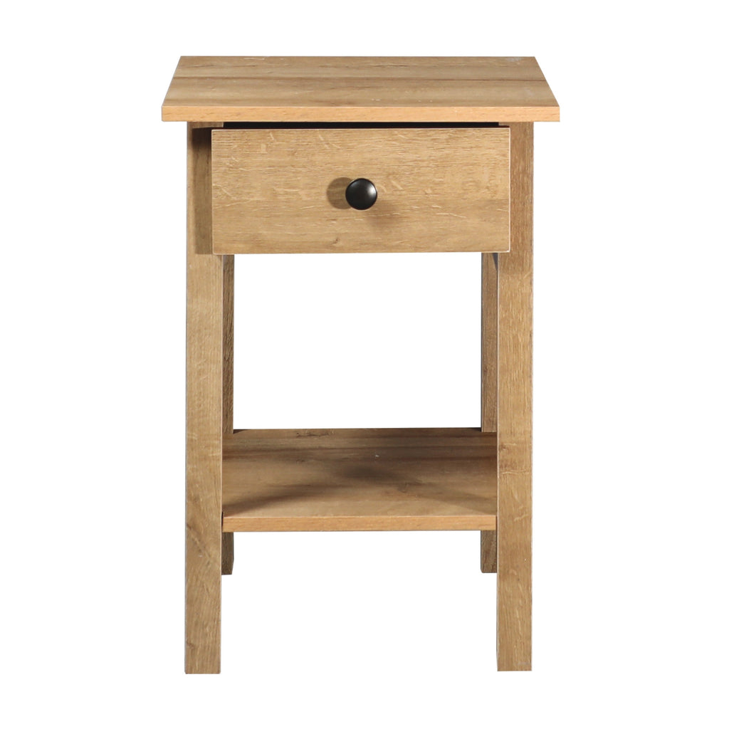 Declan Bedside Table Nightstand Side End Bedroom Storage Cabinet Riviera Oak