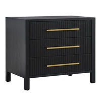 Decoris Bedside Table Large Black