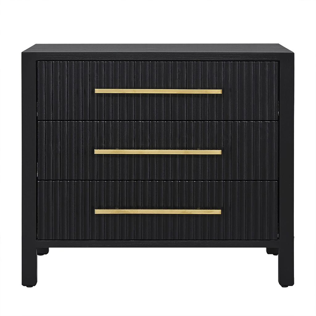 Decoris Bedside Table Large Black