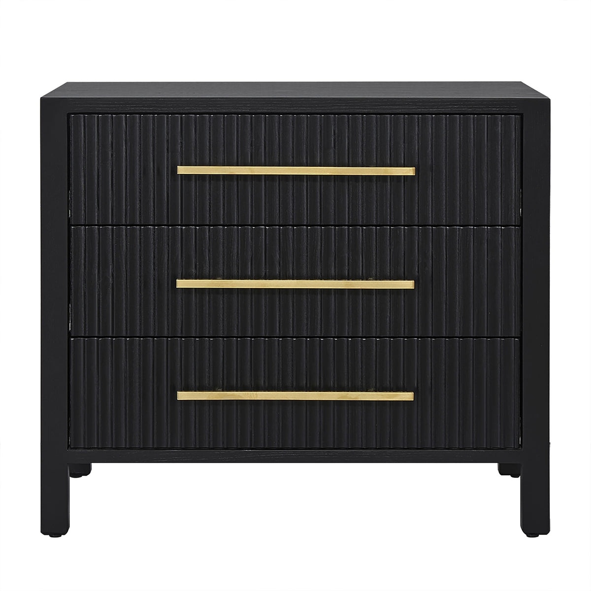 Decoris Bedside Table Large Black